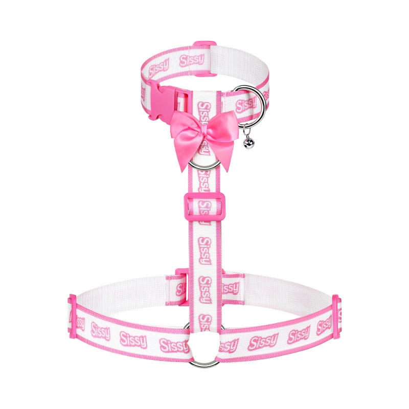 SissyUniversity Furry Petplay Collared Chest Harness