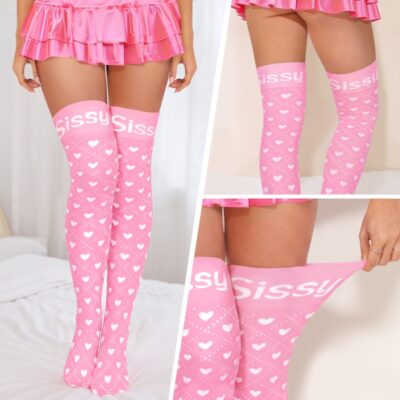 SissyUniversity Baby Over The Knee Silk Stockings