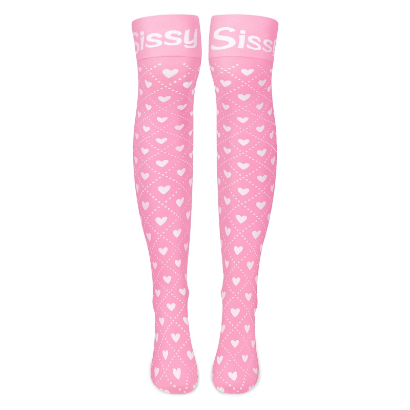SissyUniversity Baby Over The Knee Silk Stockings