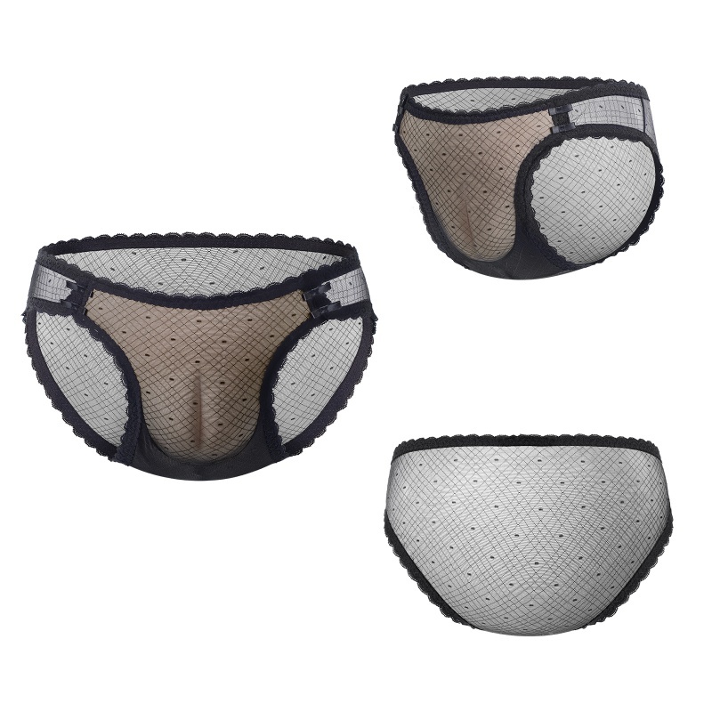 Camel Toe See-through Tucking Gaff Panties