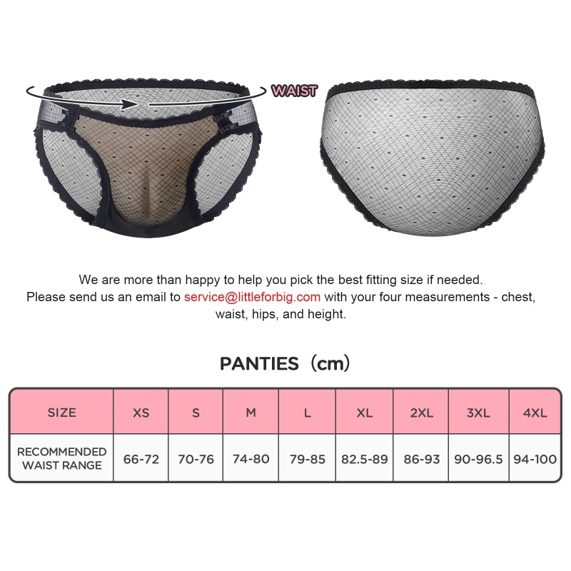 Camel Toe See-through Tucking Gaff Panties