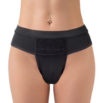Camel Toe Lacy Tucking Gaff Panties