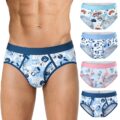 Little Blue Puppy Briefs Set