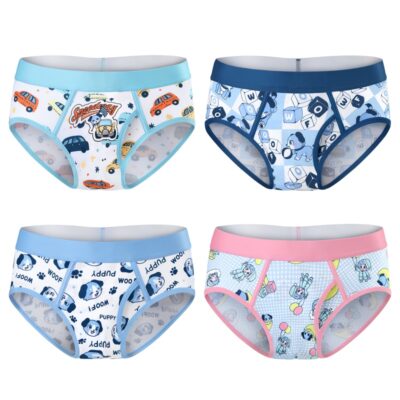 Little Blue Puppy Briefs Set