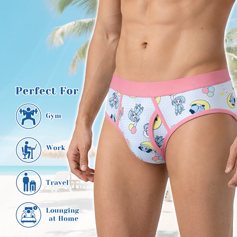 Little Blue Puppy Briefs Set