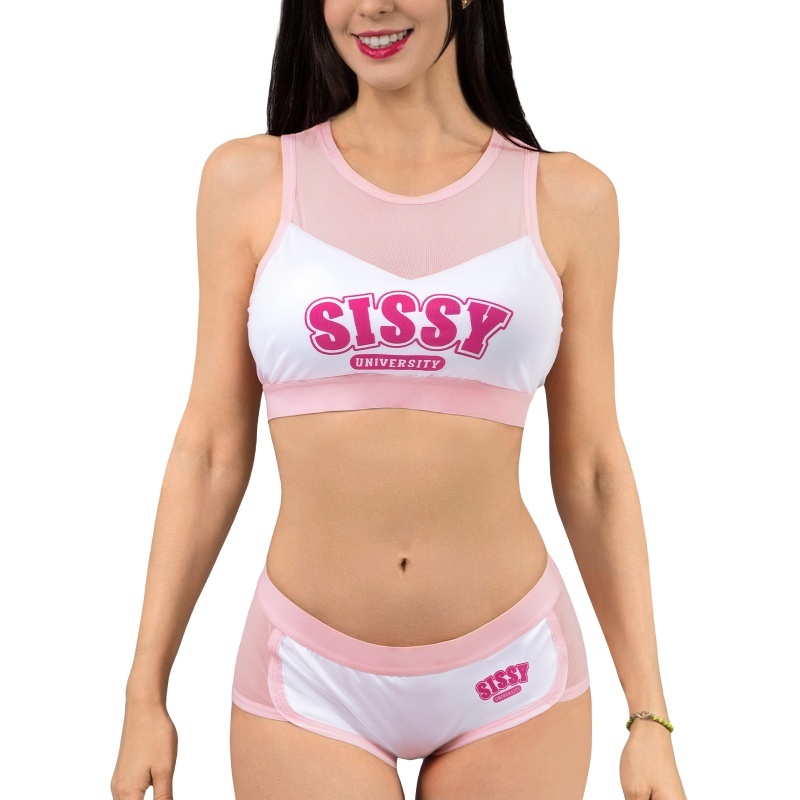 Cheer SissyUniversity Peekaboo Bralette Set
