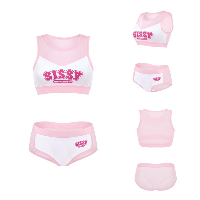 Cheer SissyUniversity Peekaboo Bralette Set