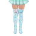 Baby Parade Over the Knee Silk Stockings with Stuffie - Green