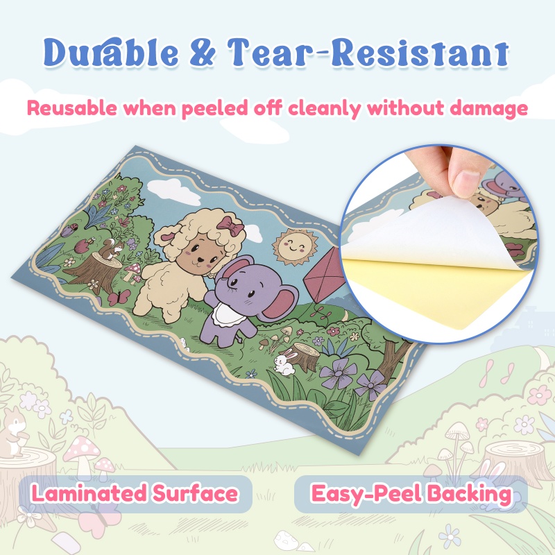 Baby Tapes Baby Friends Adult Diaper Stickers 6 Sheets