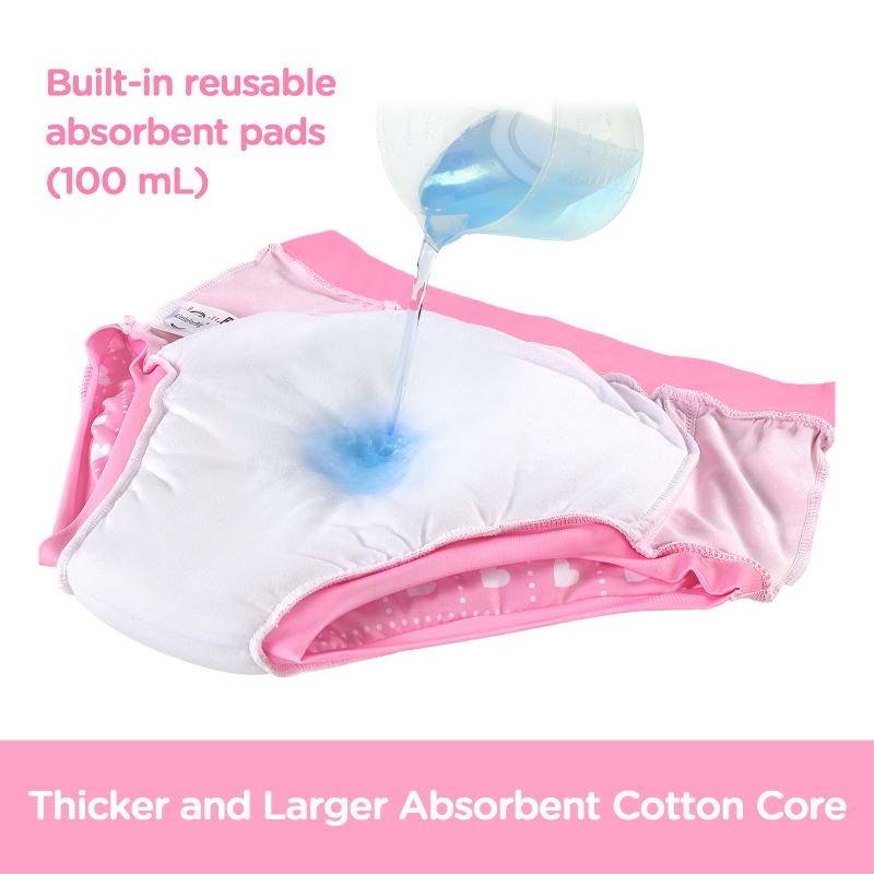 Blushing Baby High-Waisted Briefs Training Pants