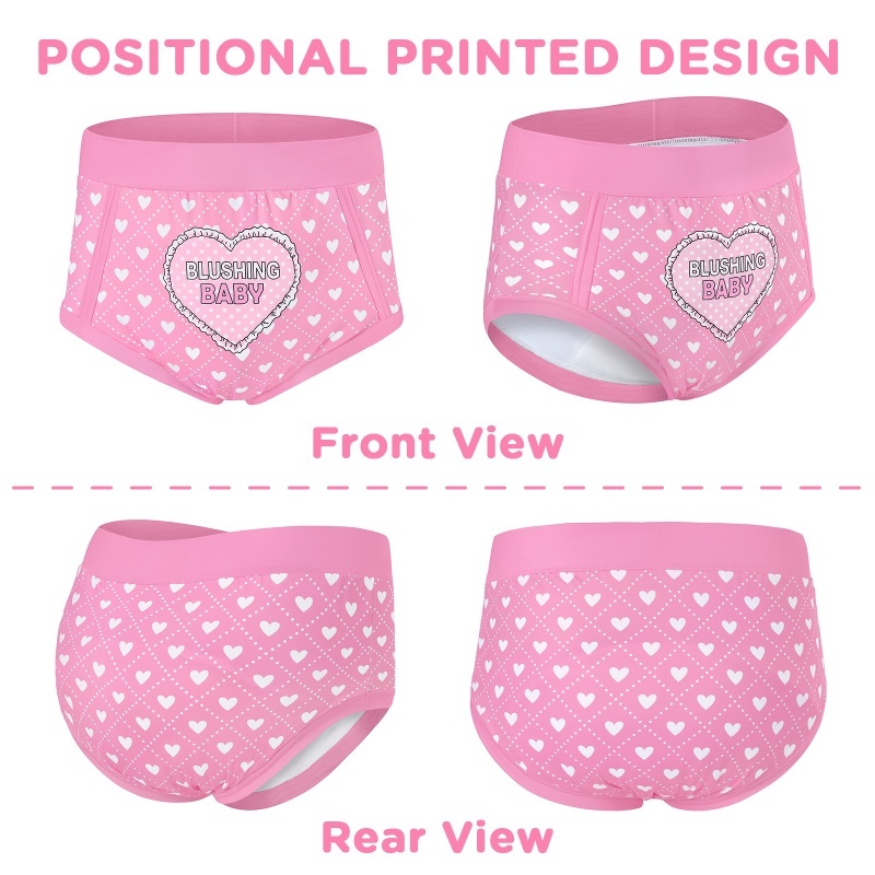 Blushing Baby High-Waisted Briefs Training Pants