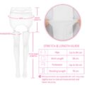 SissyUniversity Lace Sheer Garter Skirt Stockings