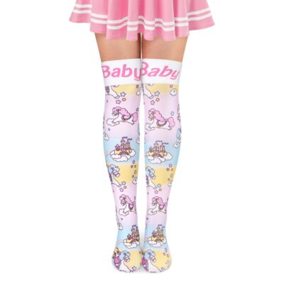 Fairy Littles in Dreamland Over-the-Knee Silk Stockings