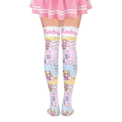 Fairy Littles in Dreamland Over-the-Knee Silk Stockings