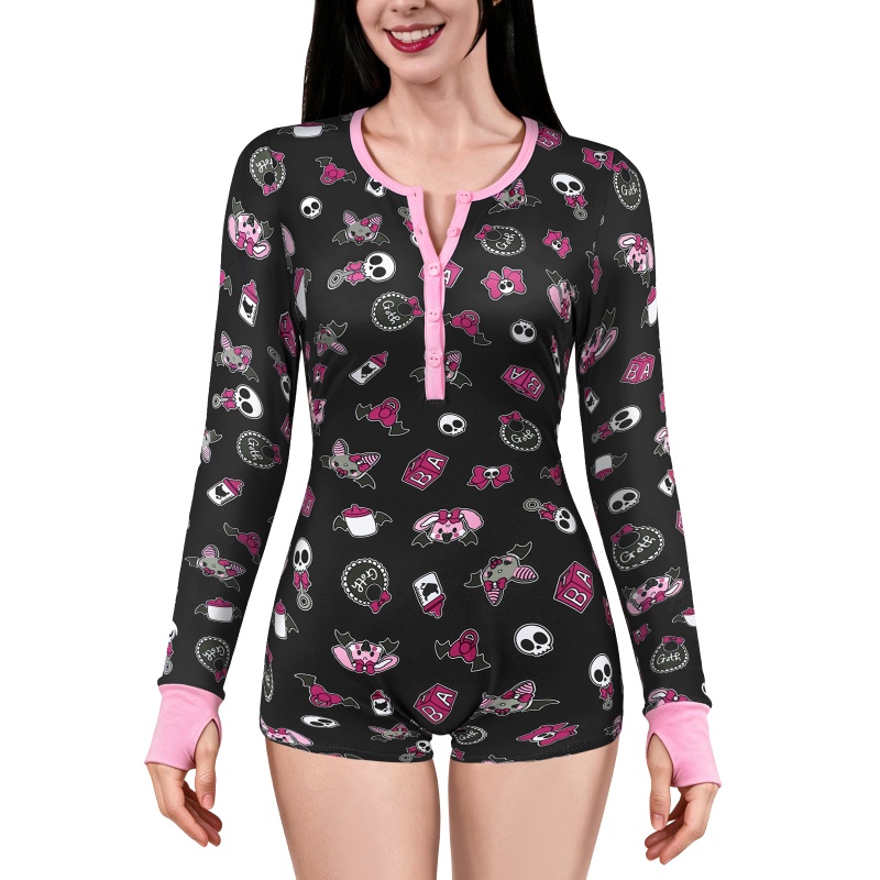 Baby Goth Thumb Sucker Romper Onesie