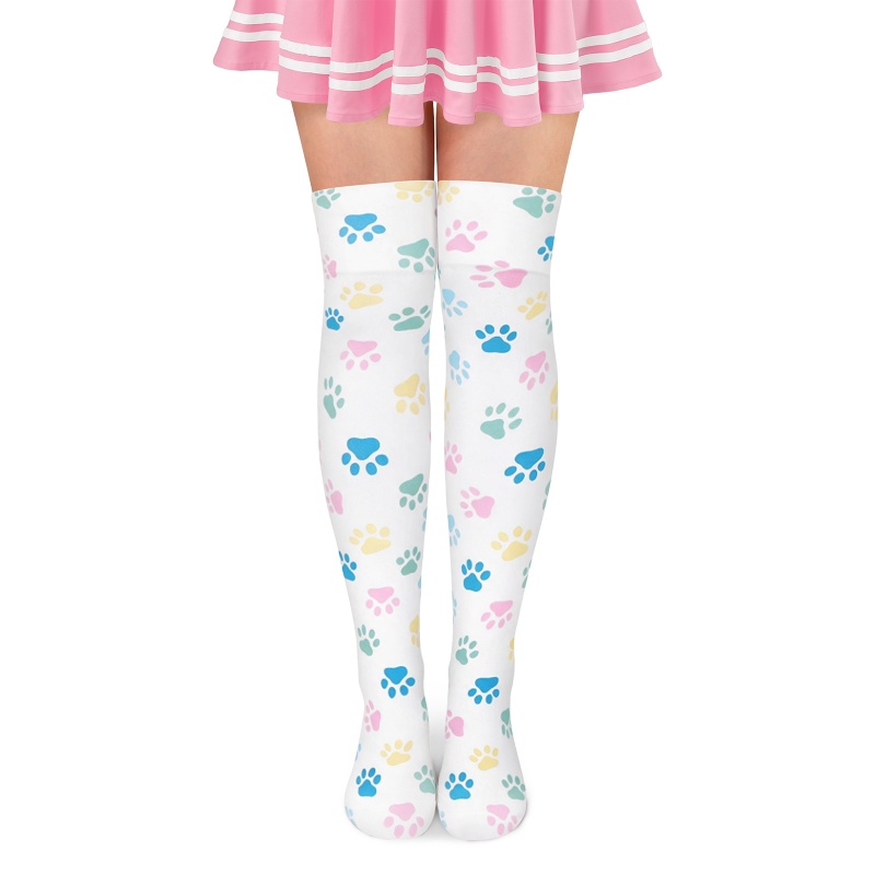Little Paws Over-the-Knee Silk Stockings