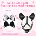Little Furry Fluffy Ears Pet Play Head Harness Accessory