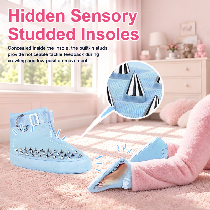Forced Regression Crawling Trainer Locking Booties with Spike