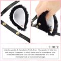 Little Furry Fluffy Ears Pacifier Petplay Head Harness