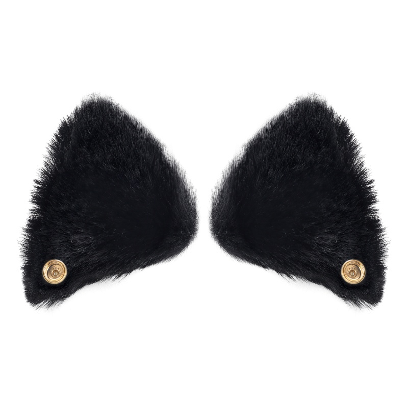 Little Furry Fluffy Ears Pet Play Head Harness Accessory