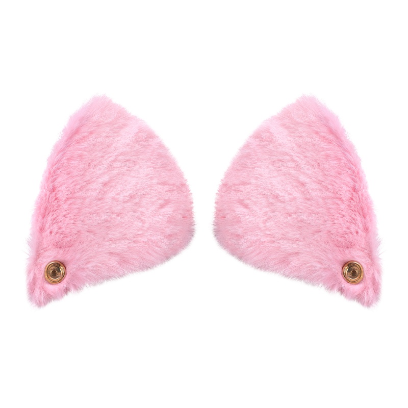 Little Furry Fluffy Ears Pet Play Head Harness Accessory