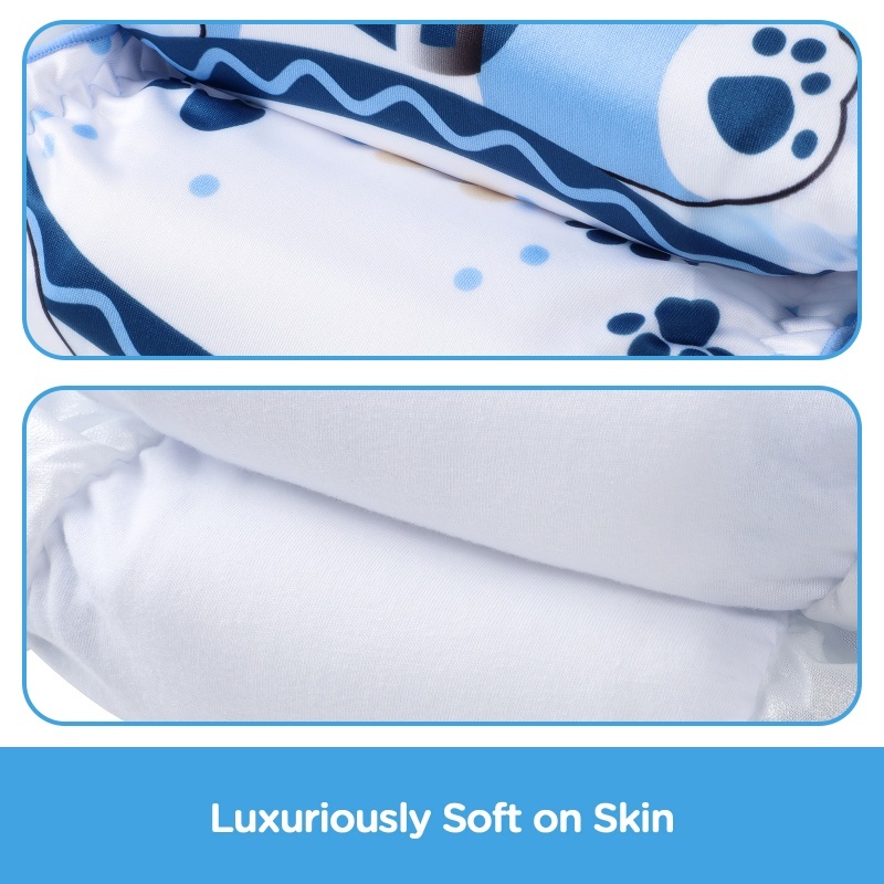 Little Blue Easy-Up Side Mesh Adult Training Pants