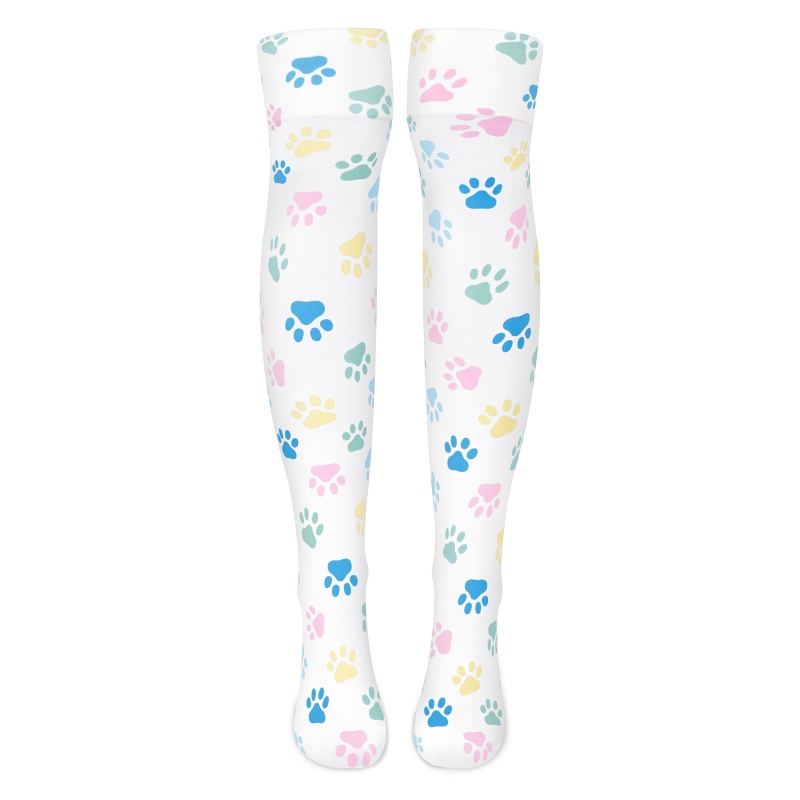 Little Paws Over-the-Knee Silk Stockings