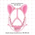 Little Furry Fluffy Ears Pacifier Petplay Head Harness