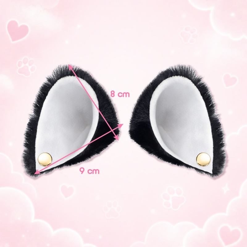 Little Furry Fluffy Ears Pet Play Head Harness Accessory