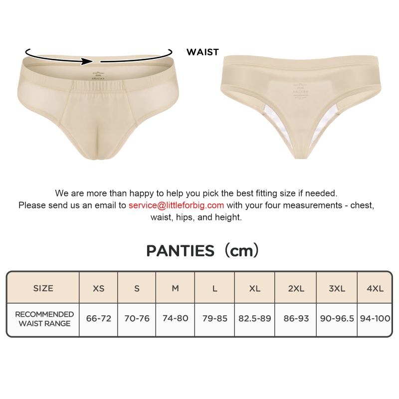 Camel Toe Tucking Gaff Brazilian Cheeky Panties Nude