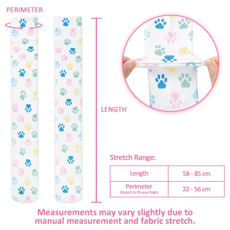 Little Paws Over-the-Knee Silk Stockings