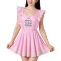 Little Circus Frill Sleeve Twirl Dress
