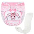 Baby Usagi Diaper Cover with Microfiber Reusable Diaper Booster Pad