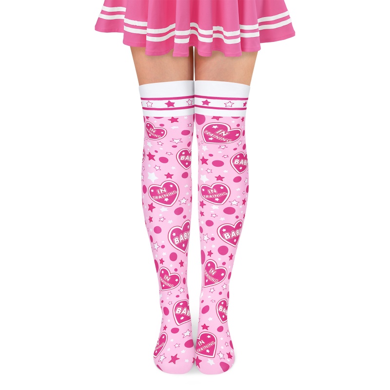 Baby in Training Over-the-Knee Silk Stockings