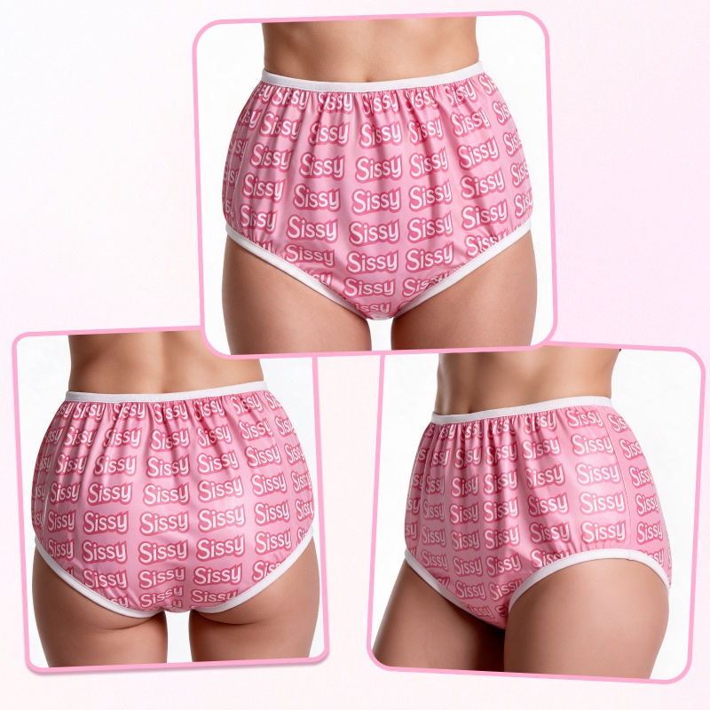 Sissy Adult Plastic Pull-On Diaper Pants Cover