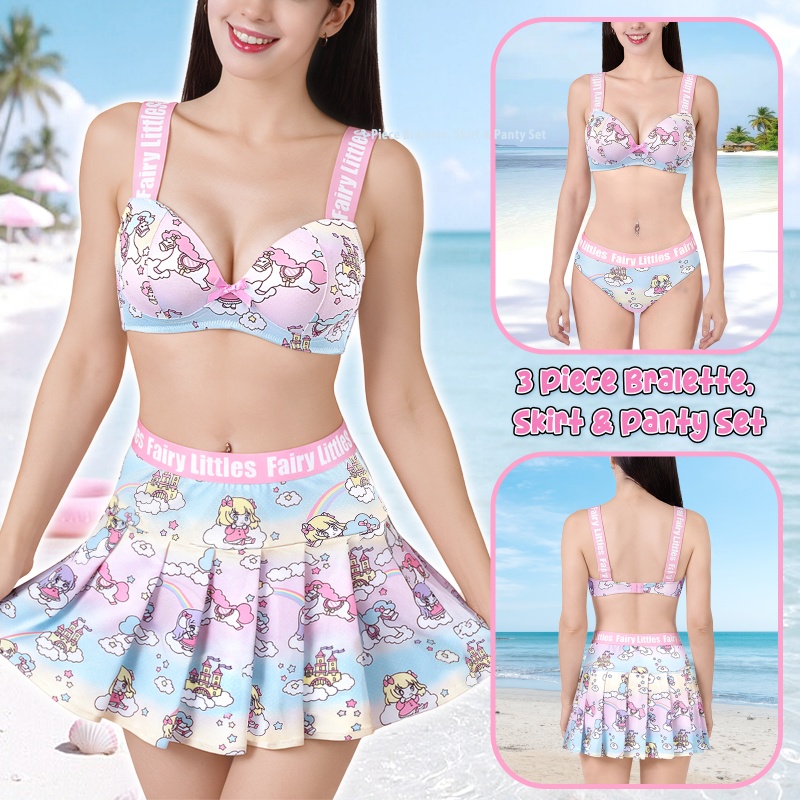 Fairy Littles in Dreamland Sporty Bralette Skirt Set