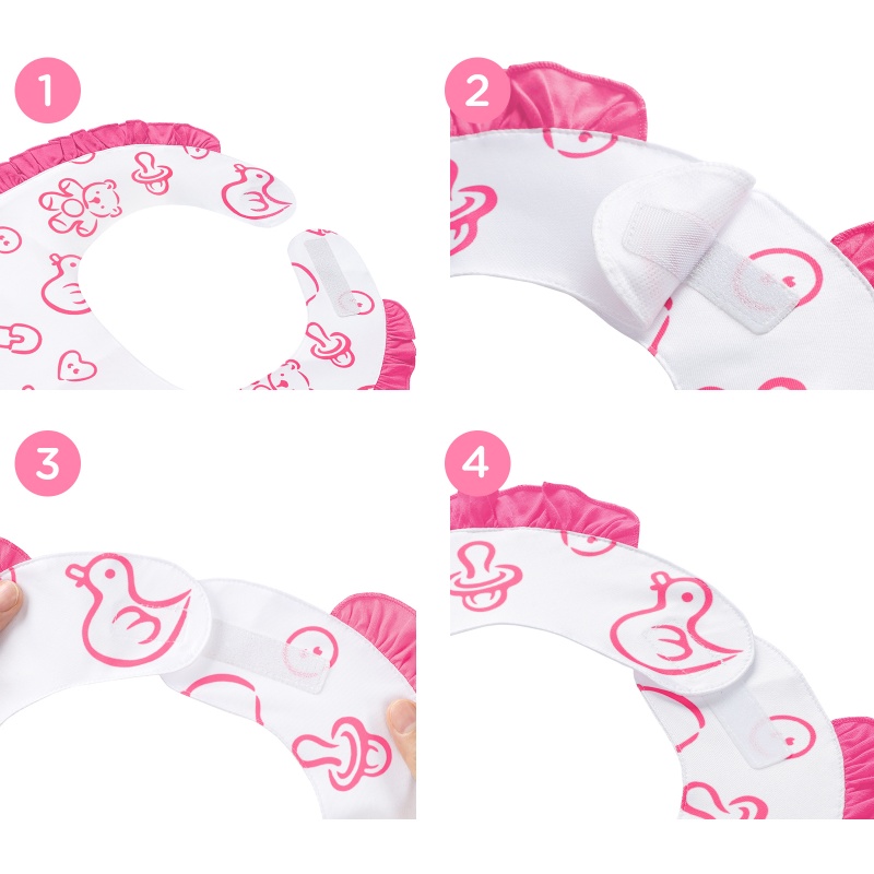 Little Nursery Big Baby Ruffle Bib