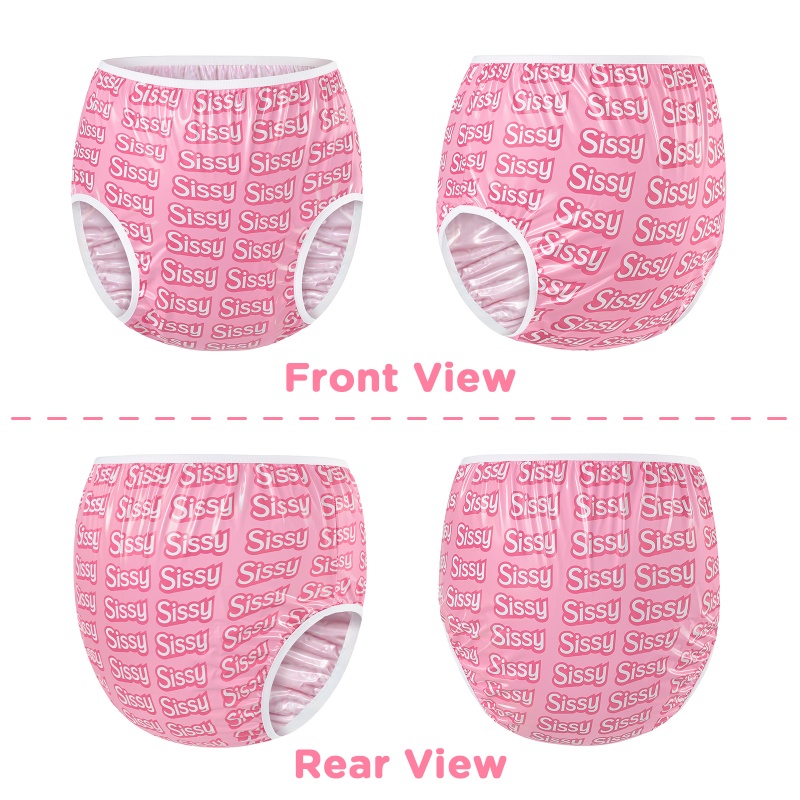 Sissy Adult Plastic Pull-On Diaper Pants Cover