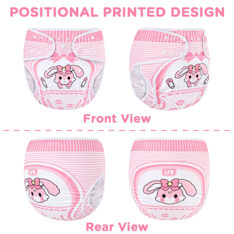 Baby Usagi Diaper Cover with Microfiber Reusable Diaper Booster Pad
