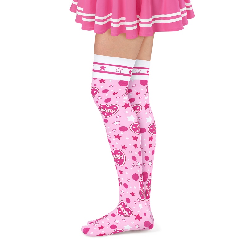 Baby in Training Over-the-Knee Silk Stockings