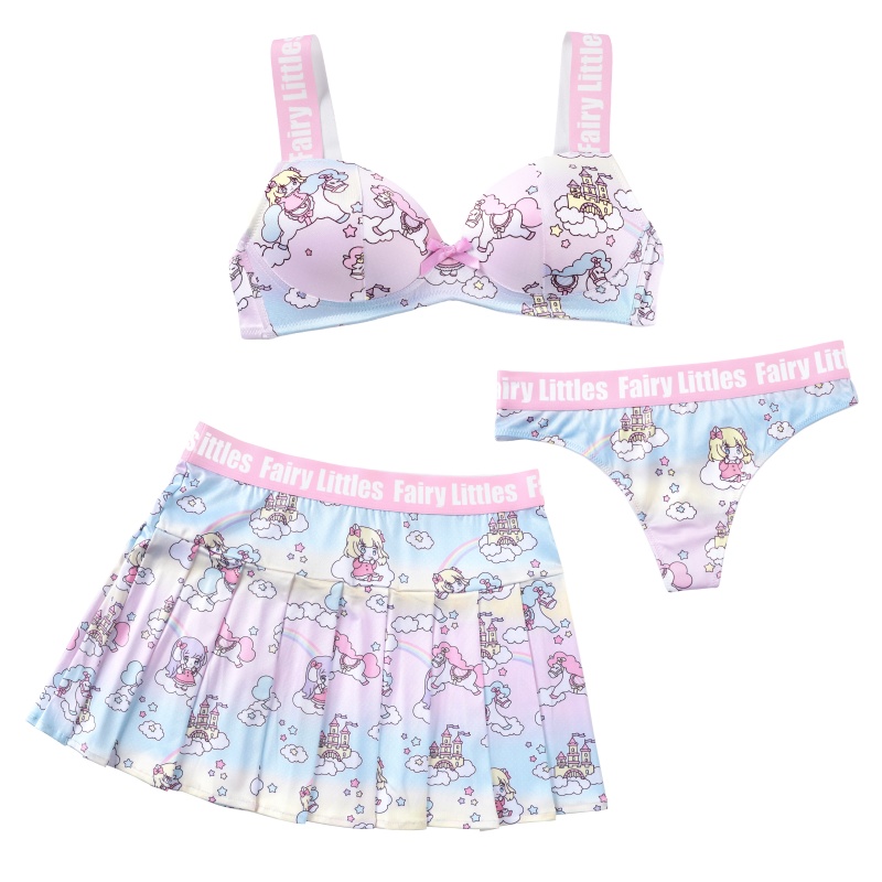 Fairy Littles in Dreamland Sporty Bralette Skirt Set