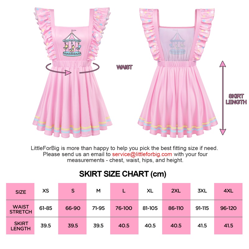 Little Circus Frill Sleeve Twirl Dress