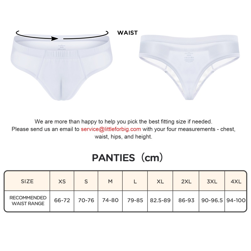 Camel Toe Tucking Gaff Brazilian Cheeky Panties White